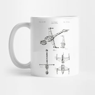 B-Wing Fighter (black) Mug